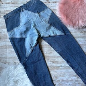 REVICE Blue Star Patch Jeans